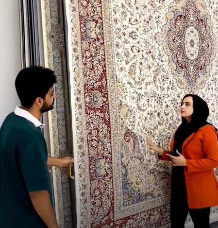 فرش طرح دستبافت، بدون حساسیت